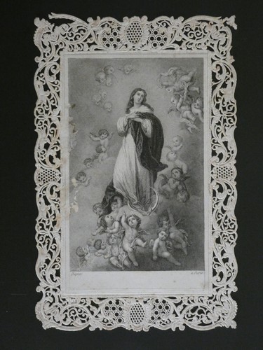 Image pieuse canivet dentelle - image,