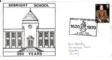 GB 1970 Sebright School Cover Special cancel written VGC