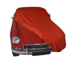 Bâche de protection compatible avec  MG MGB pour intérieur Rouge NOUVEAUX