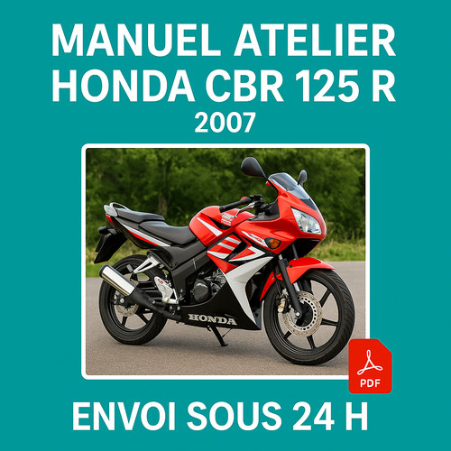 Manuel atelier honda - cbr, 125