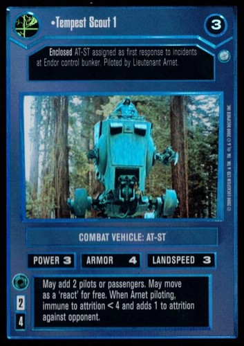 Tempest scout foil star wars - foil,