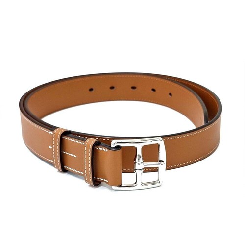 Hermes ceinture cuir avec - hermes,