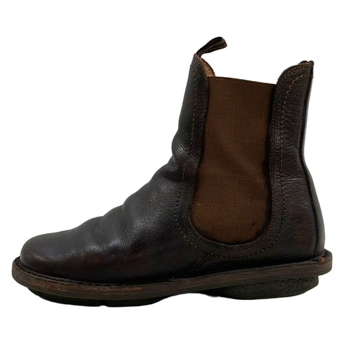 Trippen dark brown leather - brown,