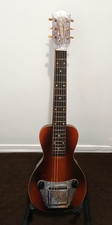 Vintage Oahu Tonemaster Lap Steel 6 String Electric Steel Guitar Works Needs TLC