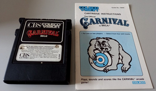 Cartouche jeu carnival - de, "carnival"