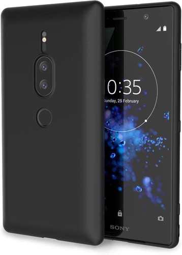 Coque noir slim - coque, sony