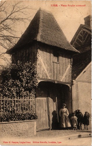 Cpa lyre vieux - lyre,