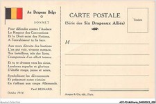 AJCP3-0310 - MILITARIA - BELGIAN FLAG - SONNET