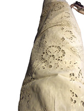 Linge ancien Dessus De Commode napperon Chemin De Table Richelieu Brodé Dentelle