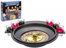Roulette Roue & Shooter Boisson Jeu Noël Casino Adulte Cerf Fête
