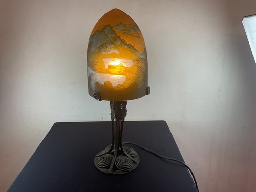Lampe obus pate verre - lampe,
