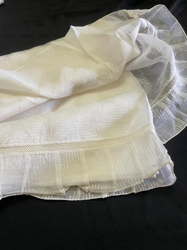 Rideau ancien voile - de, coton