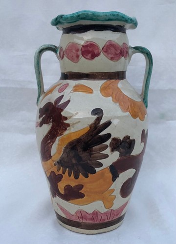 Ancien vase italien - à, décor