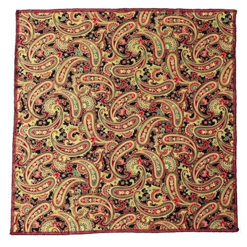Bandana paisley rouge or - bandana, en