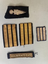 old lot insignia grade captain collar leg gendarmerie cinnamon