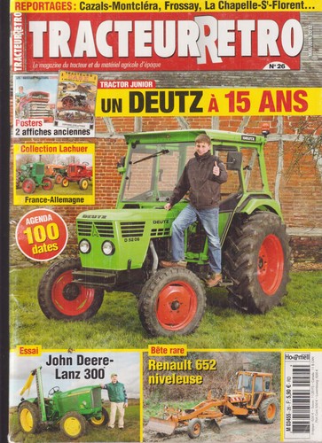 Tracteur retro john - tracteur,