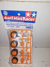 TAMIYA 15238 4WD MINI RACER NARROW ONE-WAY WHEEL SET SUPER X CHASSIS NEW SEALED