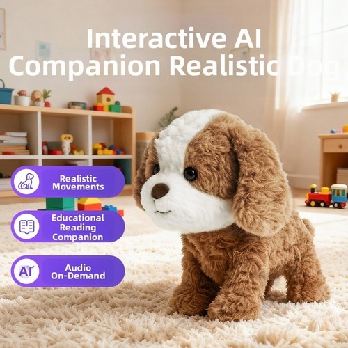 Robot interactif chien - robot, pour