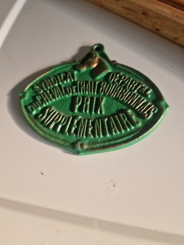 Ancienne plaque syndicat - plaque,