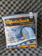 Autosock 645 Winter Traction Aid Easy Fitting Used Slightly No Tears 