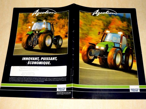 Prospectus tracteur deutz - prospectus,