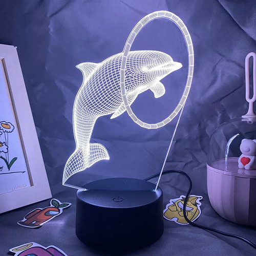 Animal dauphin mignon led - dauphin,