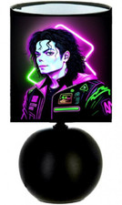 Lampe de chevet Michael Jackson, lampe céramique. Personnage Michael Jackson