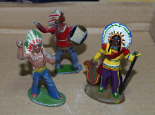 QUIRALU COFALU? INDIAN aluminum or lead hollow 1/32 set of 3 with small gaps