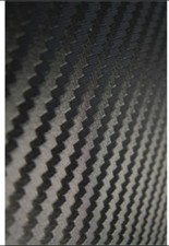 carbone noir 3D feuille vinyle