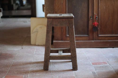 Tabouret vintage - tabouret, vintage,