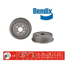 Tambour Arrière 1 Pièces