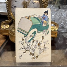 Old postcard postcard plum le tacot humor illustrator