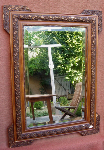 Ancien miroir époque - ancien,