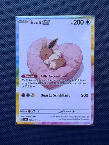 Carte fan art évoli 122 - 122, –