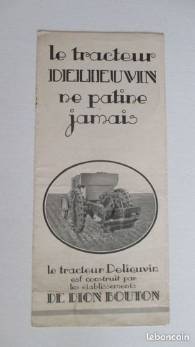 Rare prospectus tracteur - rare,