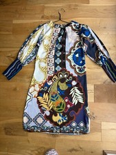 Designer Stunning Rare Petit Pois By Viviana G Dress Size S 10UK