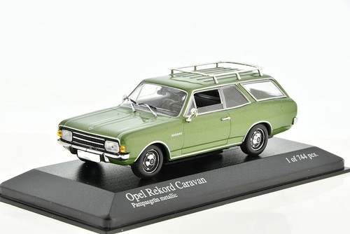Opel rekord caravan - caravan, green