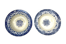 2 hollow plates Louis XV JVB Jules Vieillard 19th century