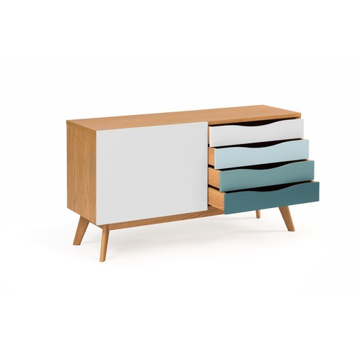 Buffet tiroirs 1 porte - 4,
