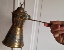 ancienne cafetiére cuivre