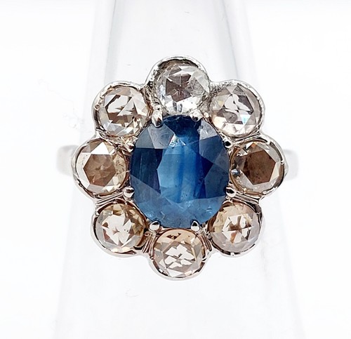 Bague marguerite antique - , or