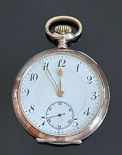 Antique Silver Tavannes Pocket Watch c. 1900  / montre gousset 1