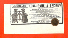 PARIS / MAISON CLERMONT-HUET / PRISM TELESCOPE / ADVERTISING 1901
