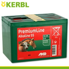 Kerbl Ako Alcalin Pile de Clôture 9V 55Ah Tension Schutz Vaches Bovins Mouton