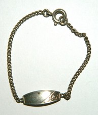 gourmette de baptême en