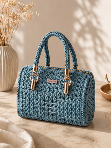 Sac main crochet fait - à,