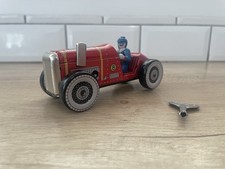 Voiture De Course MS 447 Jouet Mécanique En Tôle Avec Sa Clé 