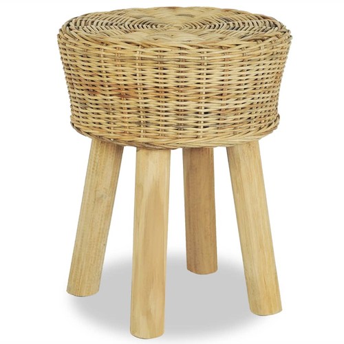 Tabouret résine tressée pouf - tabouret,