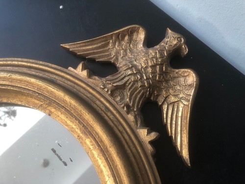 Ancien miroir rond style - rond,