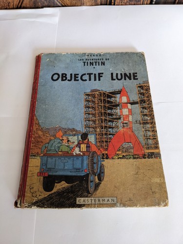 Tintin objectif lune 1953 - tintin,